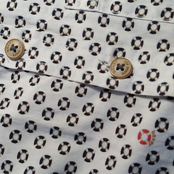 Ted Baker boys 6 button down shirt - Picture 2 of 4